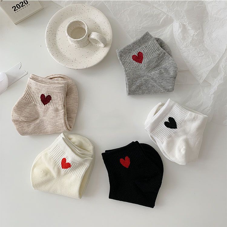 Jiashucheng ins Vớ Mỏng Cổ Thấp Miệng Nông Dễ Phối Đồ Phong Cách Preppy Nhật Bản Thời Trang Xuân Hè Cho Nữ