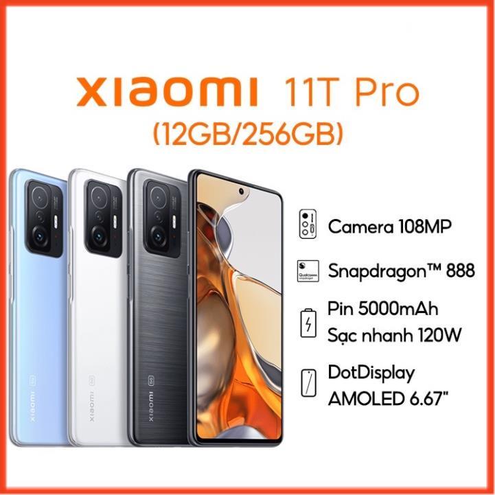 [Rẻ Bất Ngờ] Điện Thoại Xiaomi 11T Pro | Hàng Chính Hãng| Pin 5000 Mah[Bh 12 Tháng/Tặng Kèm Ốp Lưng, Kính Cường Lưc]
