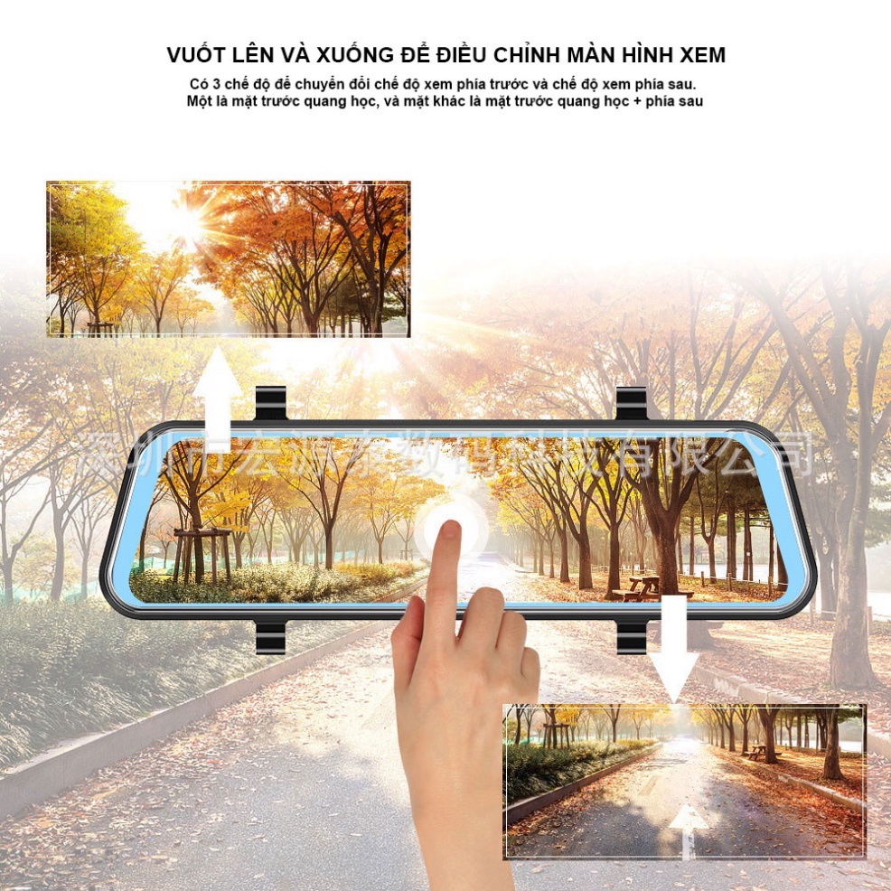 Camera hành trình ô tô V10 gương màn lớn trước sau 2K Full HD kết nối điện thoại hỗ trợ quay đêm, bảo hành 12 tháng | BigBuy360 - bigbuy360.vn