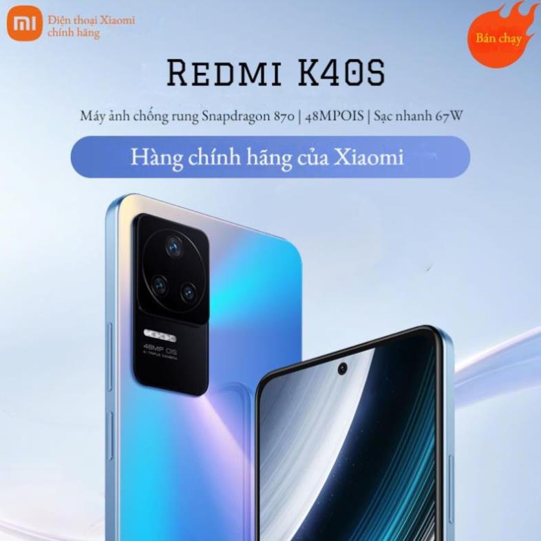 Điện Thoại Xiaomi Redmi K40S Snapdragon 870 Anti-Shake 67W - Chinh Hãng 100%