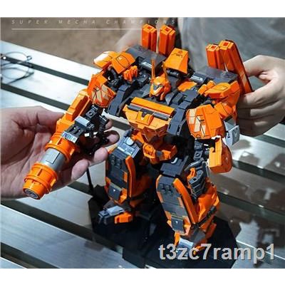 Mobile City Alpha Building Blocks Bom tấn thứ 3 game NetEase cùng mô hình đồ chơi lắp ráp mô hình mecha Arthur Regang