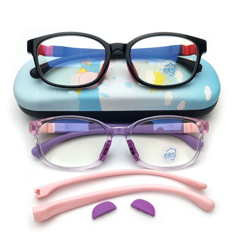Mắt Kính Chống Bức Xạ Ánh Sáng Xanh Bằng silicone Mềm Cho Trẻ Em / Điện Thoại / Máy Tính