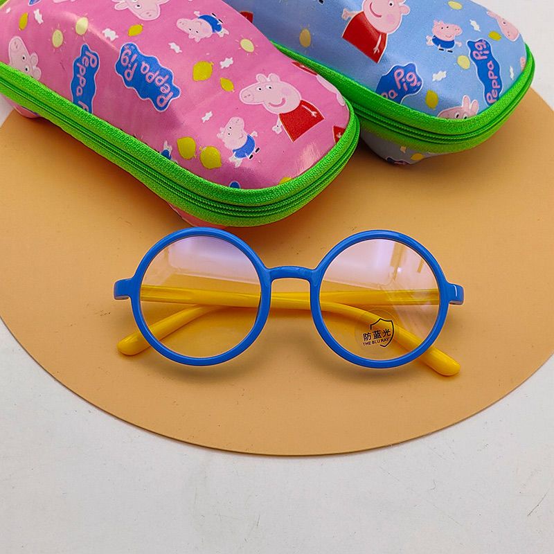 Mắt Kính Gọng Tròn Chống Tia Bức Xạ Chống Ánh Sáng Xanh Dành Cho Bé