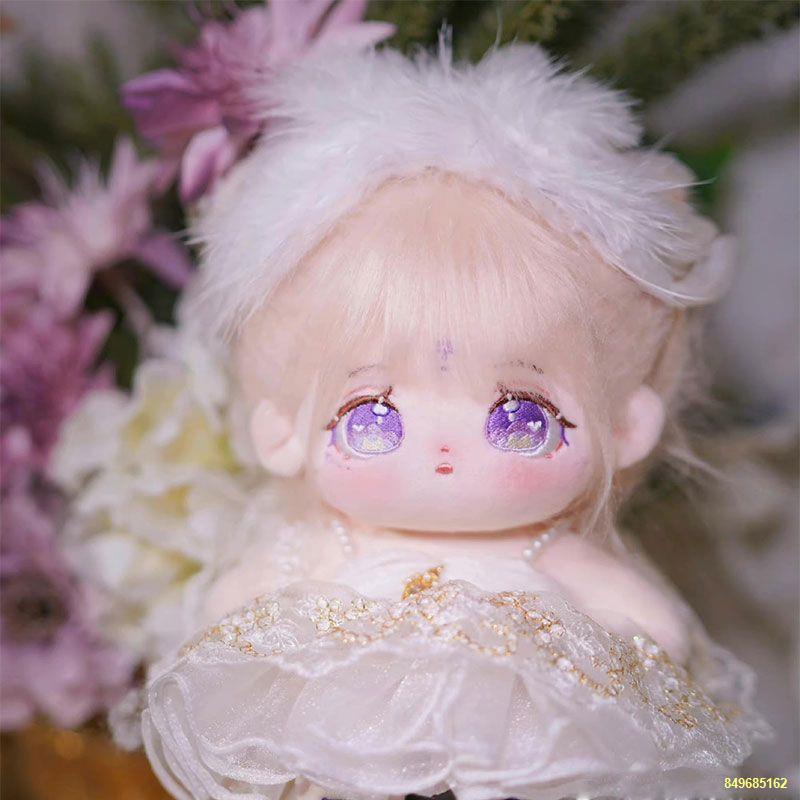 Búp bê bông 20 cm có váy búp bê đồ chơi sang trọng