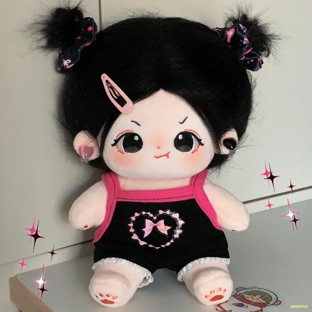 Búp bê bông tại chỗ 20 cm váy quà tặng túi quà tặng búp bê đồ chơi sang trọng