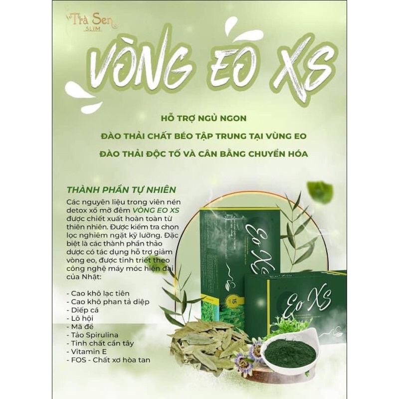 DETOX EO XS giảm béo, mỡ bụng hiệu quả