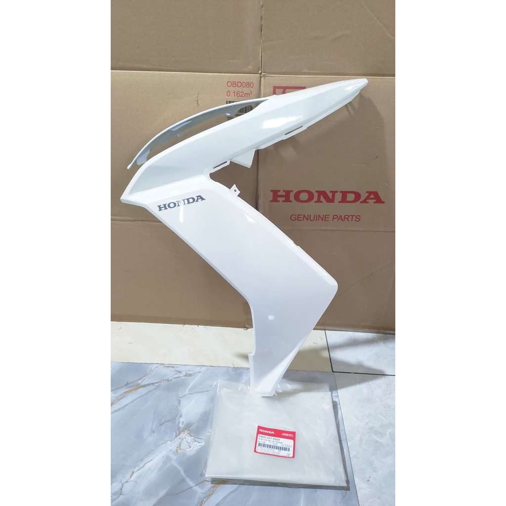 Cánh yếm bên trái | Bửng yếm Air Blade 125  màu Trắng xám *NHA62X* chính hãng Honda