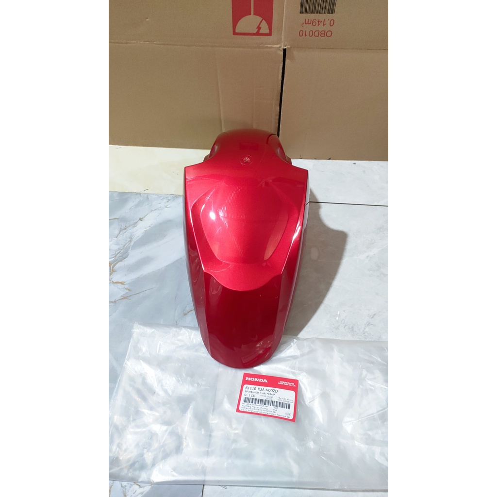 Chắn bùn trước | dè trước Air Blade 125  màu Đỏ *R340* chính hãng Honda