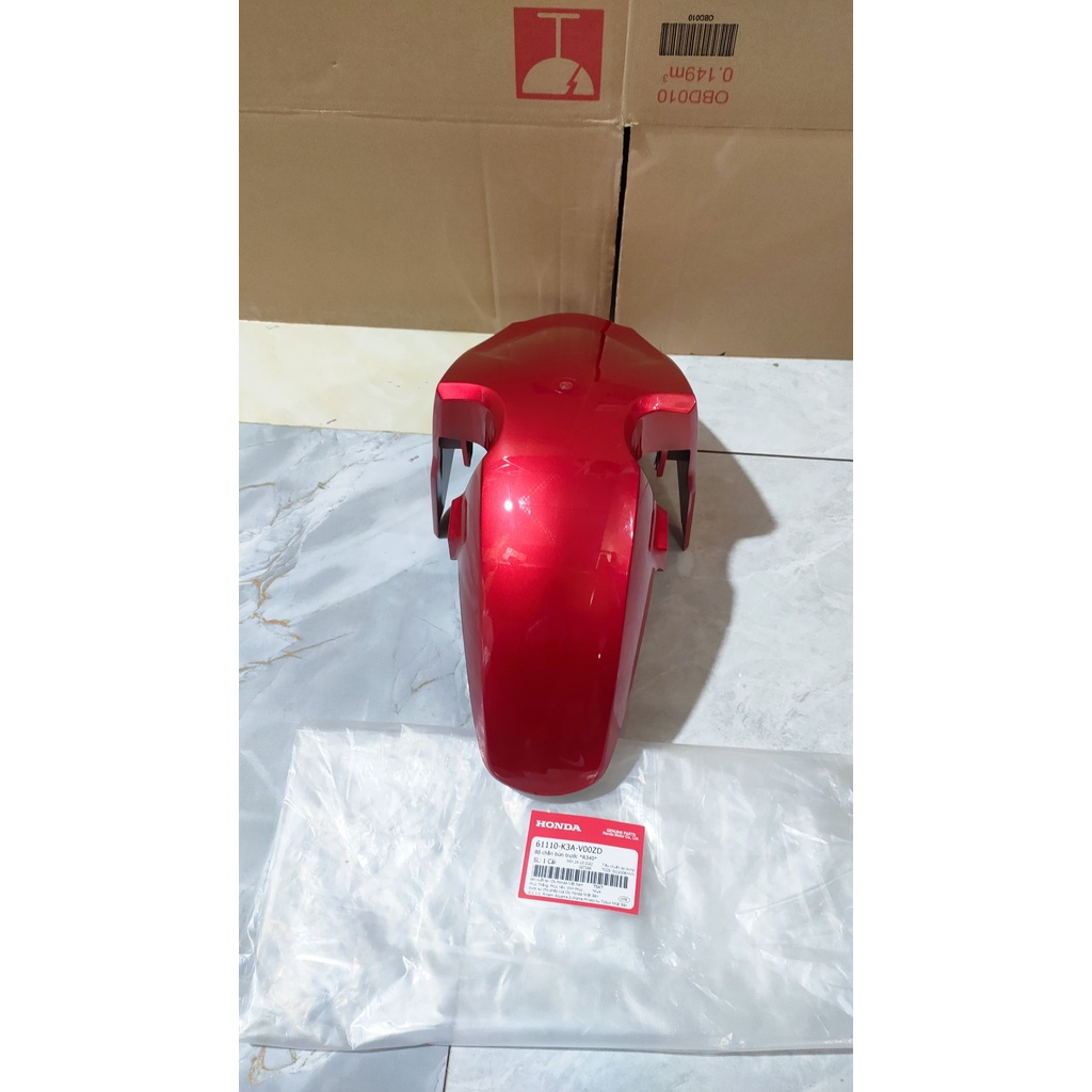 Chắn bùn trước | dè trước Air Blade 125  màu Đỏ *R340* chính hãng Honda