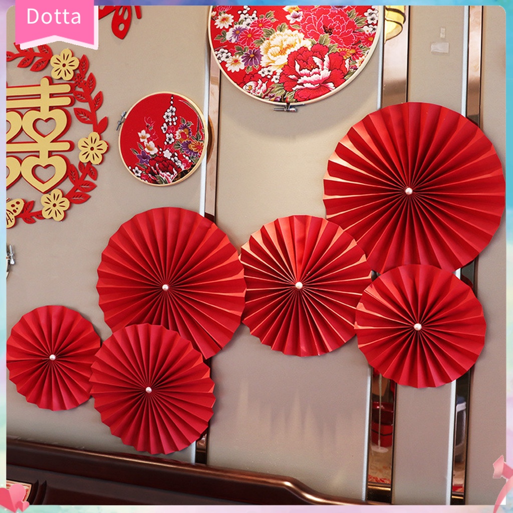 Quạt giấy hai mặt trang trí thân thiện với môi trường