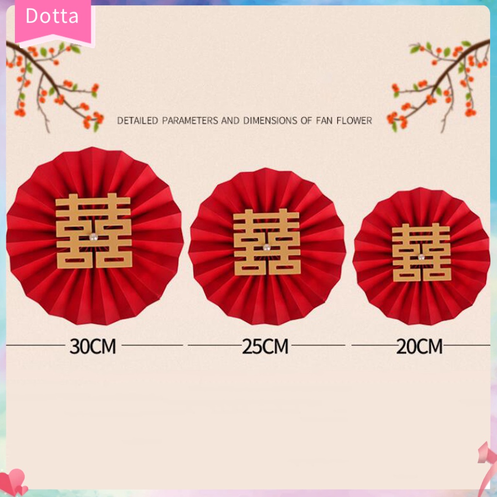 Quạt giấy hai mặt trang trí thân thiện với môi trường