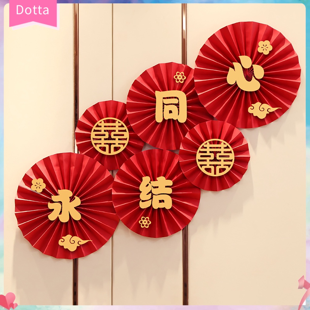 Quạt giấy hai mặt trang trí thân thiện với môi trường