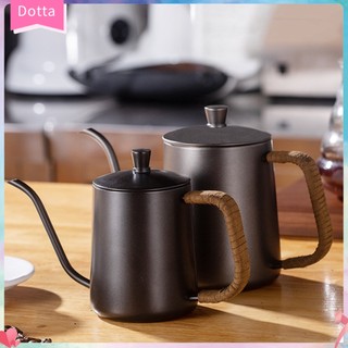 (dottam) Ấm pha cafe K1 vòi cổ ngỗng mỏng bằng thép không gỉ chống nóng