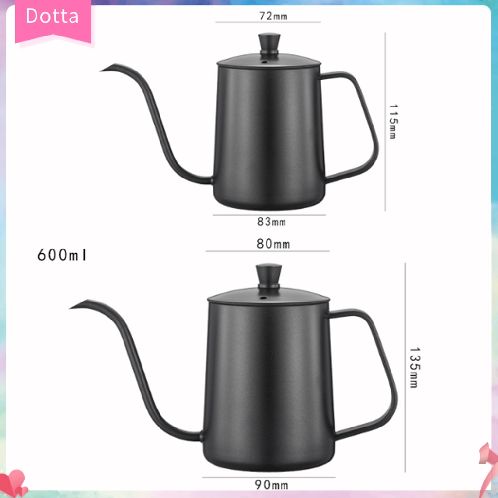 Ấm pha cafe K1 vòi cổ ngỗng mỏng bằng thép không gỉ chống nóng