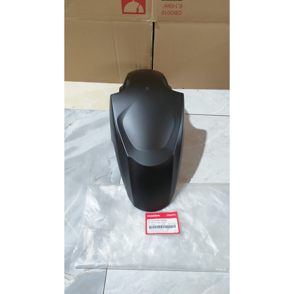 Chắn bùn trước | dè trước Air Blade 125  màu Đen nhám chính hãng Honda