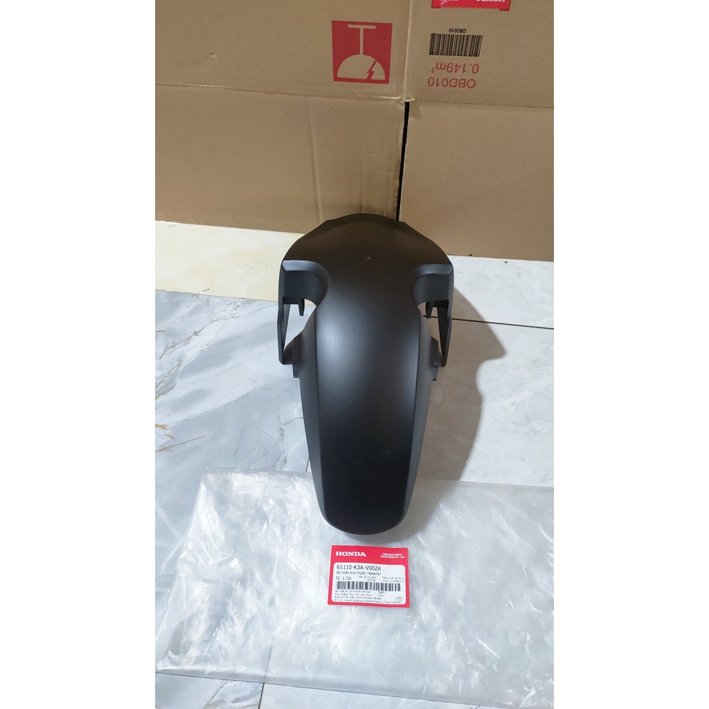 Chắn bùn trước | dè trước Air Blade 125  màu Đen nhám chính hãng Honda