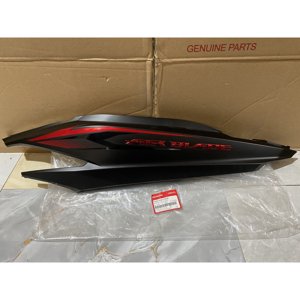 Bộ ốp sườn bên trái Air Blade 125 (2015-2019) màu Đen nhám *NHA76M* chính hãng Honda (83650-K66-VQ0ZA)