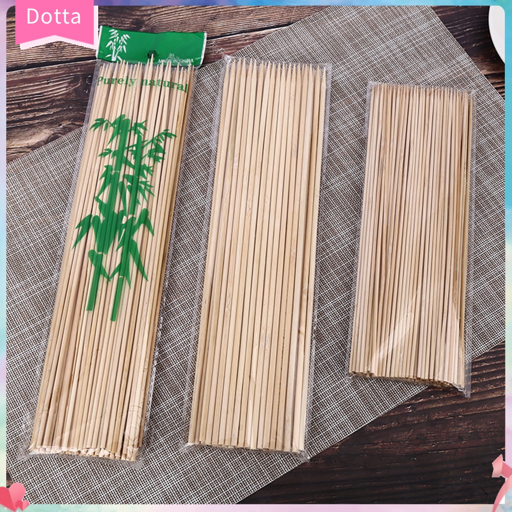 Set 50/100 Que Tre Xiên Thịt Nướng Bbq Tiện Lợi