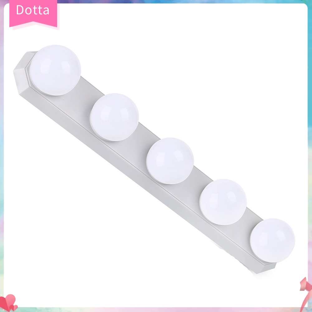 Đèn Led Trang Điểm Gắn Gương Trang Điểm 5 Bóng Có Giác Hút Tiện Dụng