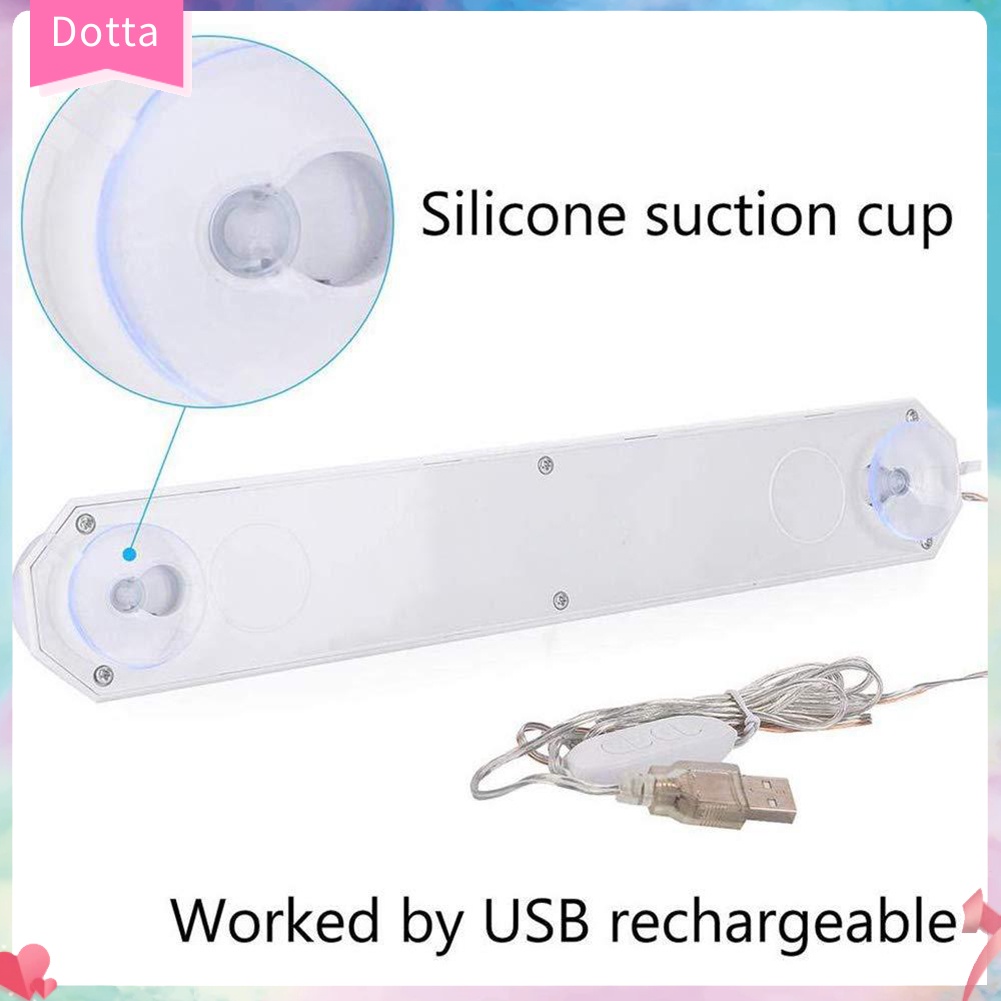 Đèn Led Trang Điểm Gắn Gương Trang Điểm 5 Bóng Có Giác Hút Tiện Dụng