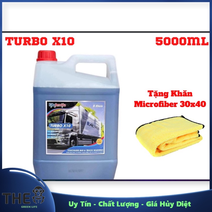 Siêu sạch  Nước Rửa Xe Không Chạm Siêu Mạnh Ekokemika TURBO X10