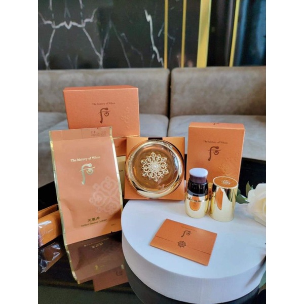 Phấn Nước Whoo tái sinh Hoa hiên Cheongidan Radiant Essence Cushion SPF50+/PA+++