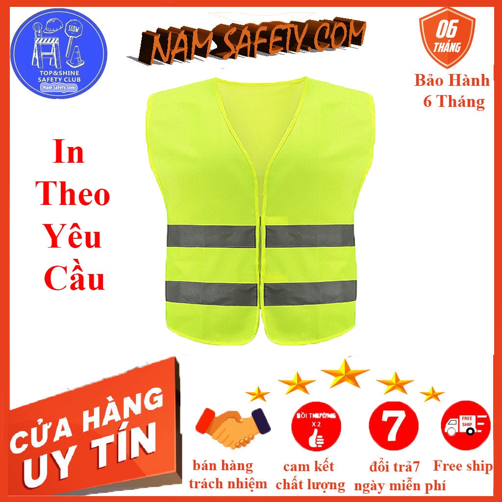 Áo phản quang bảo hộ giá rẻ ,in theo yêu cầu - bảo hộ lao động Hưng Yên ,Namsafety