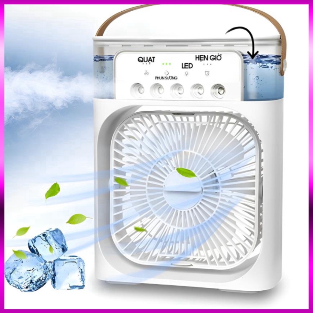 Quạt Điều Hòa Hơi Nước Mini 600ml , Quạt Phun Sương Tạo Ẩm Làm Mát Để Bàn - tongkhogiadung.vn chất lượng bền đẹp