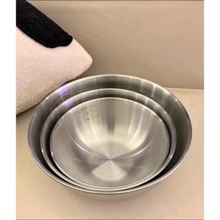 (giá sỉ) SET 3 THAU TRỘN INOX hàng cao cấp