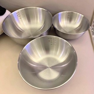 (giá sỉ) SET 3 THAU TRỘN INOX hàng cao cấp