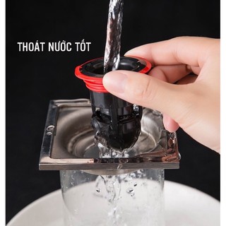 Bịt cống chặn mùi hôi cống bộ nắp phễu thoát sàn chống trào ngược ngăn côn trùng khử mùi đường thoát nước (tuyển sỉ)