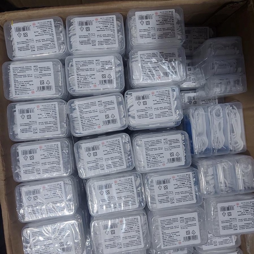 Tăm chỉ nha khoa tiệt trùng hộp 50 cây - Tăm nha khoa vệ sinh kẽ răng chân nướu chuyên dụng