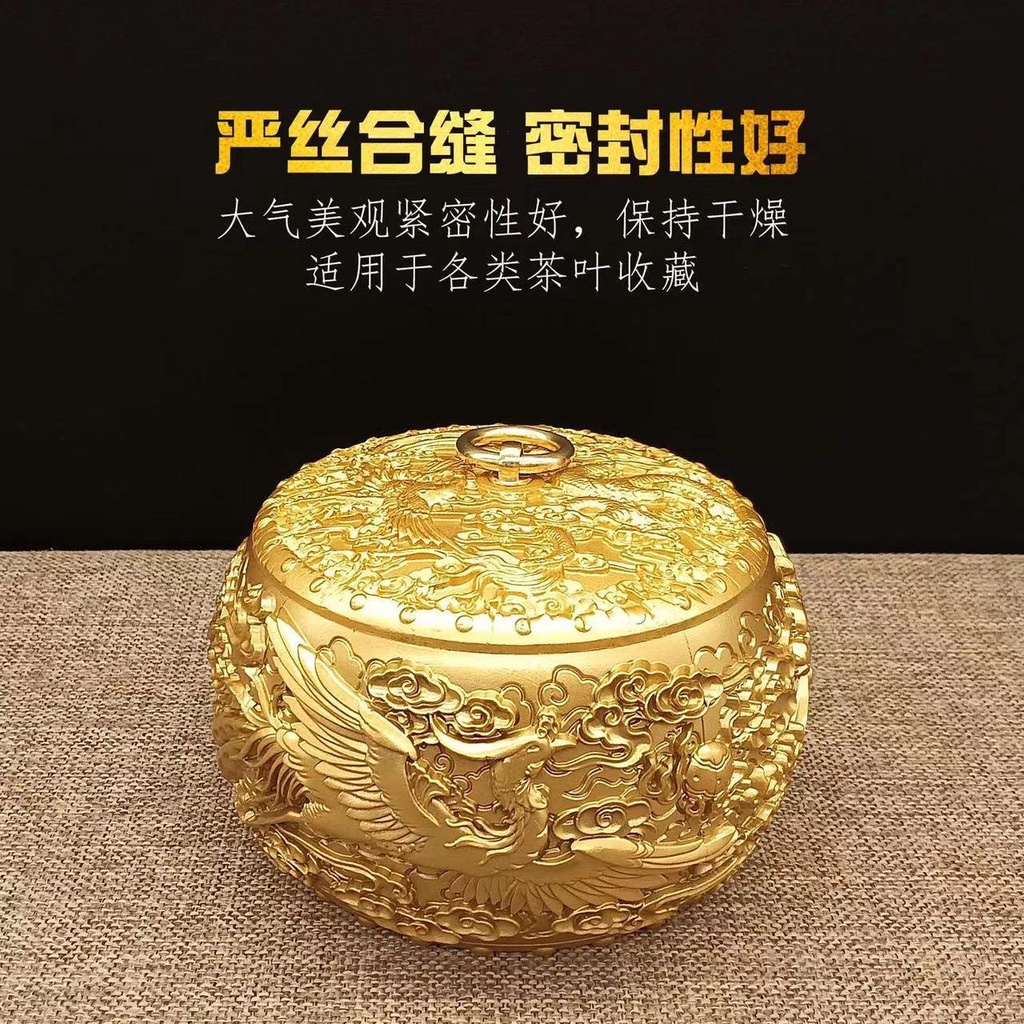 Bình trà bằng đồng 06512, bình chứa kim loại cao cấp.