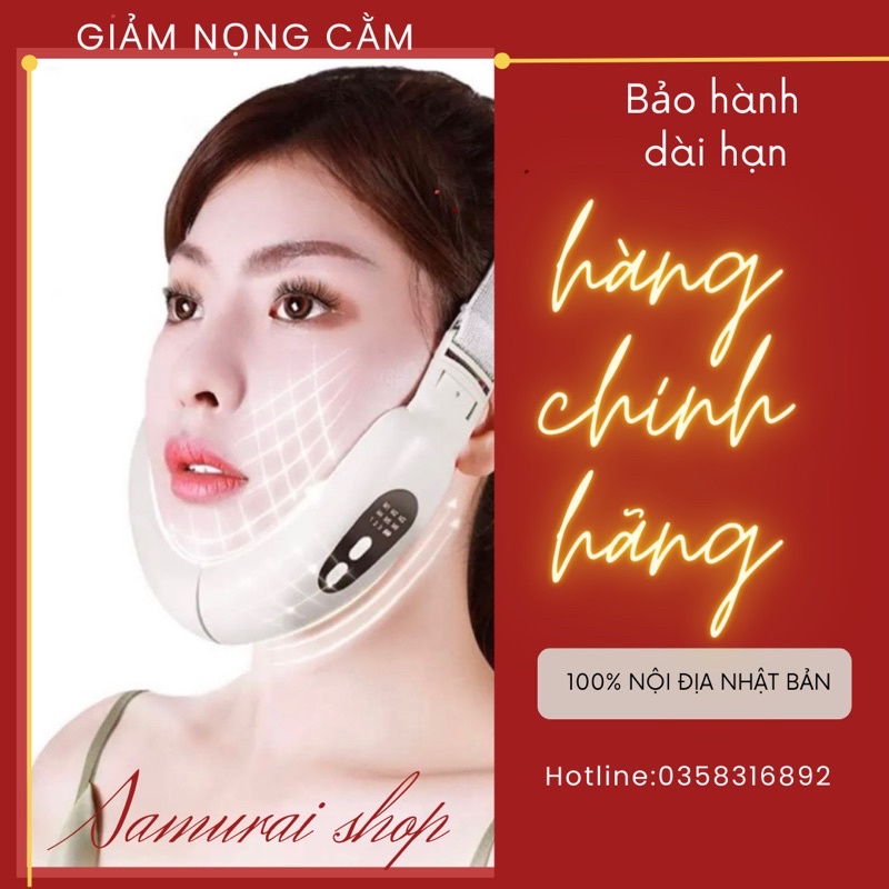 Máy giảm nọng cằm định hình khuôn mặt V-line nội địa Nhật Bản