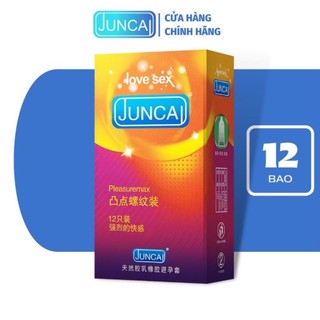 Bao cao su Juncai Pleasuremax - hộp 12bcs