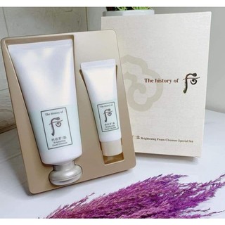 Sét Sữa Rửa mặt Whoo trắng da 180ml tặng 40ml