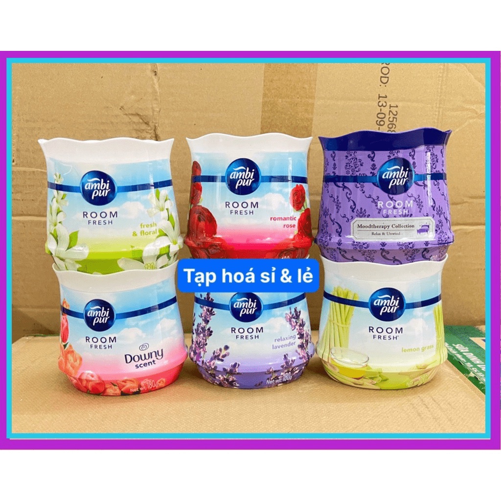 Sáp thơm Ambi Pur để phòng và tolet khử mùi  180g sapthom