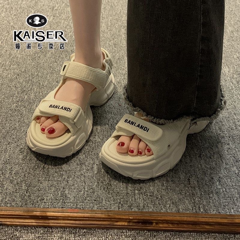 Dép quai hậu đế độn hot trend  2023 đi học đi chơi