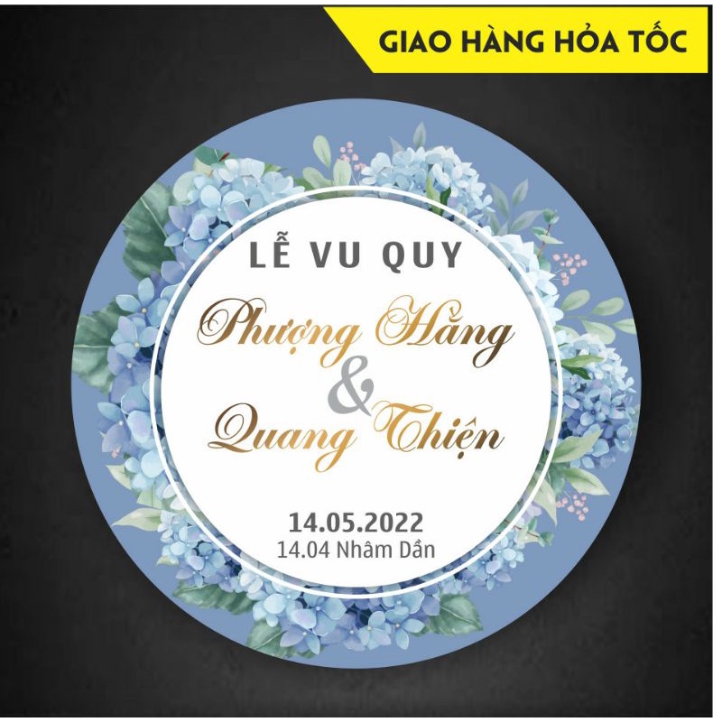 Bảng cưới tên cô dâu chú rể _ thiết kế theo yêu cầu