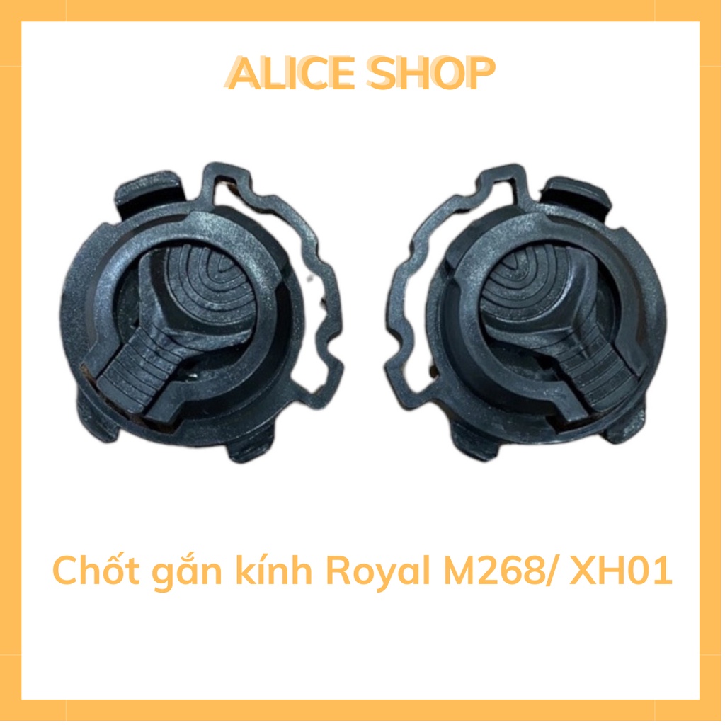 Royal M268/ XH01 Chốt kính mũ bảo hiểm, phụ kiện thay thế