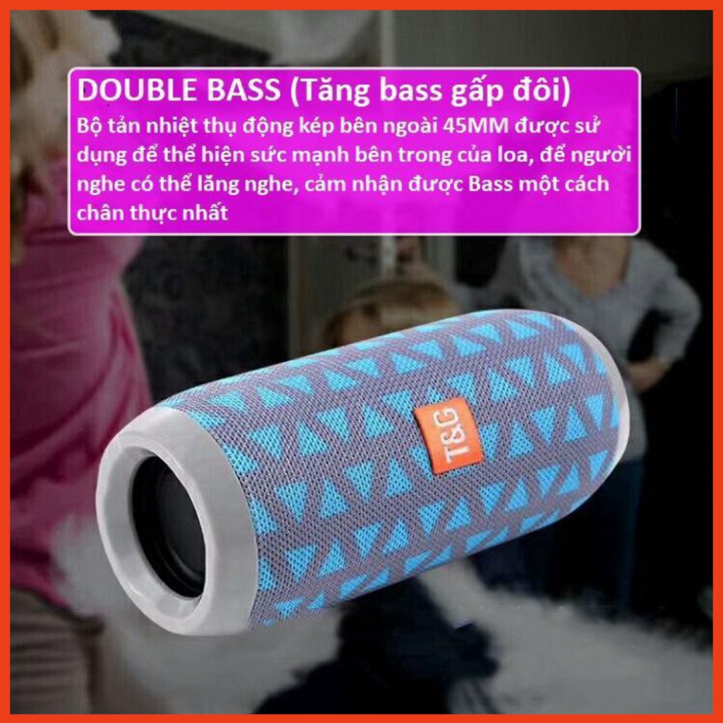 Loa Bluetooth TG117 thiết kế phong cách trẻ trung_âm thanh hay_ bass mạnh MDst