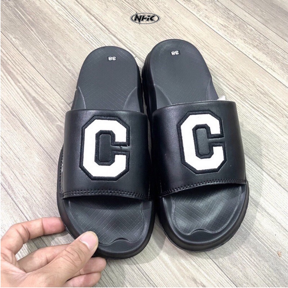 Dép nam nữ, quai ngang unisex. Đế nâng chiều cao 5cm, êm nhẹ, chống trơn trượt không thấm nước.