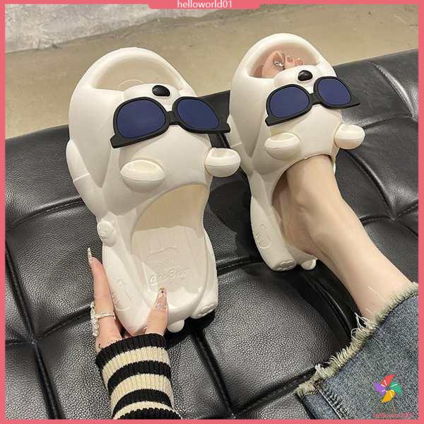Dép sandal nữ dép lê chống trượt đế dày đáng yêu mùa hè nữ