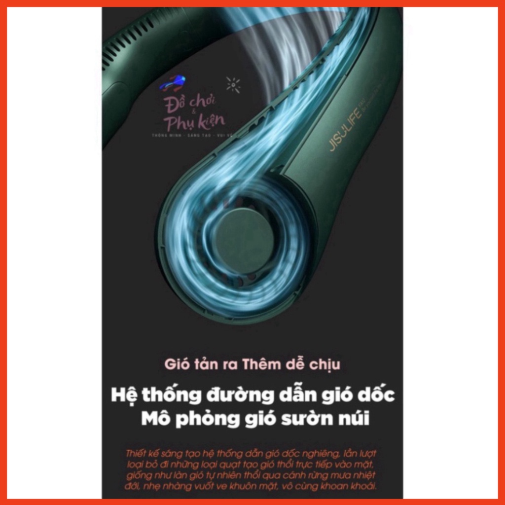Quạt mini đeo cổ không cánh làm mát thông minh 360 độ, quạt treo cổ tích điện 3 chế độ pin 2400mAh sạc USB - QC2 MDst | BigBuy360 - bigbuy360.vn