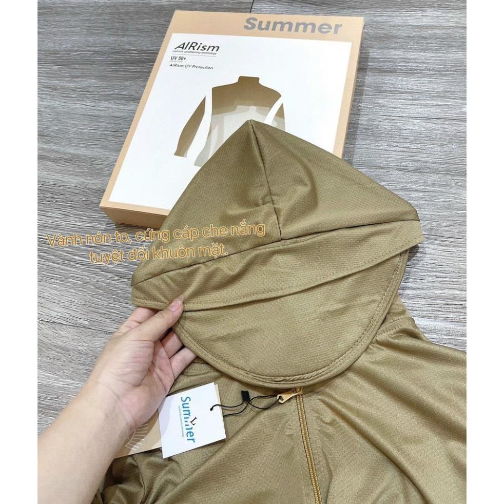 Áo chống nắng nữ, Áo chống nắng UV morriss 1 lớp chất vải airism thun mát lạnh DLV.store | BigBuy360 - bigbuy360.vn