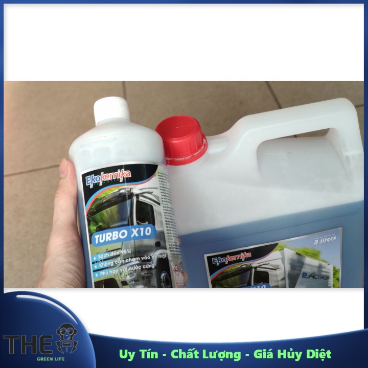 Siêu sạch  Nước Rửa Xe Không Chạm Siêu Mạnh Ekokemika TURBO X10