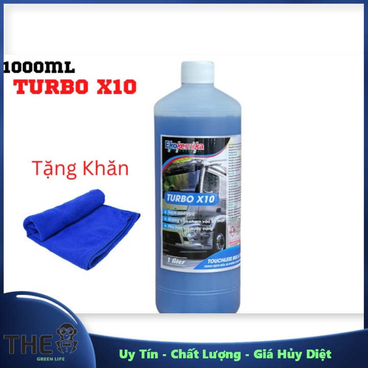 Siêu sạch  Nước Rửa Xe Không Chạm Siêu Mạnh Ekokemika TURBO X10