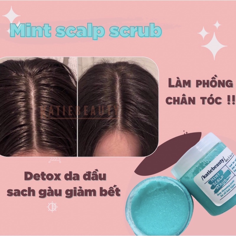 Tẩy tế bào chết da đầu Mint Scalp Scrub 300g | KATIEBEAUTY