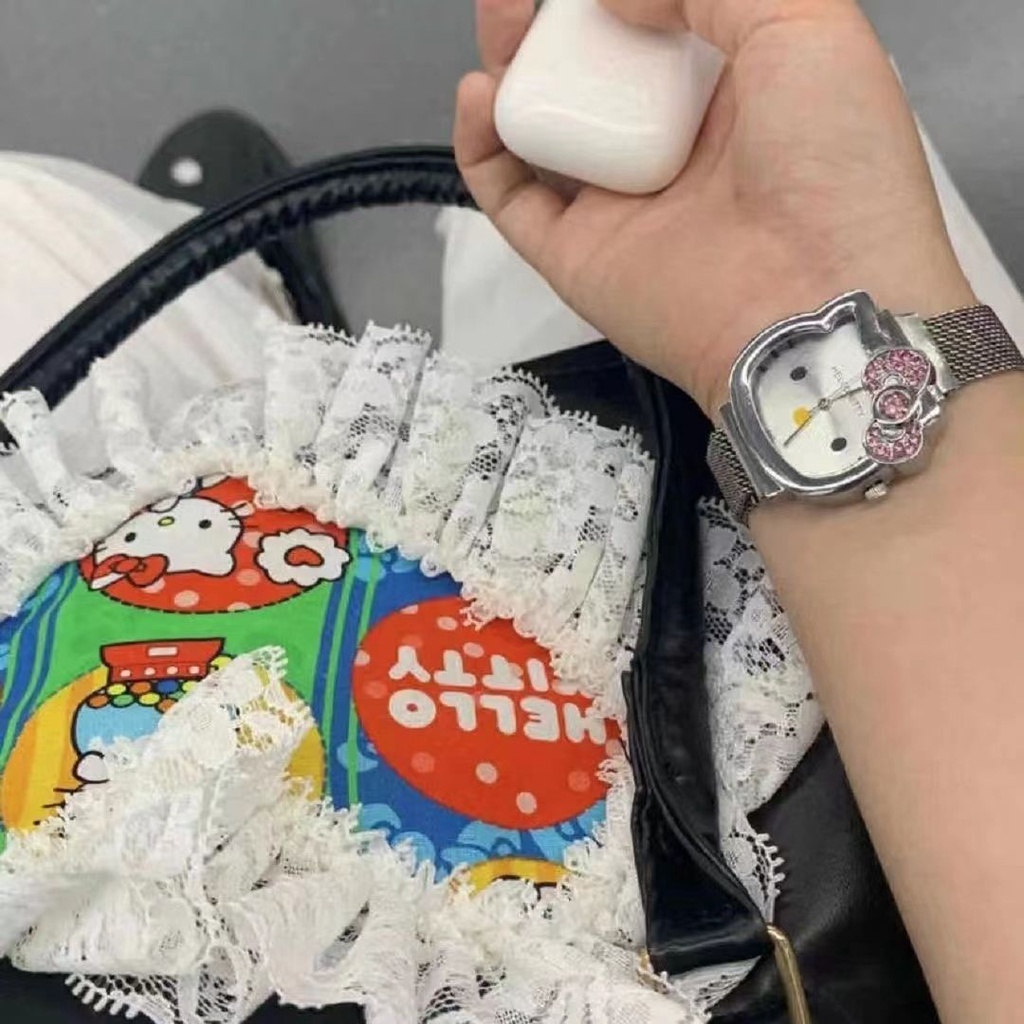 Đồng Hồ Đeo Tay Hellokitty Y2K Millennium Đính Đá Dễ Thương Có Từ Tính Cho Nữ kksyhg.vn