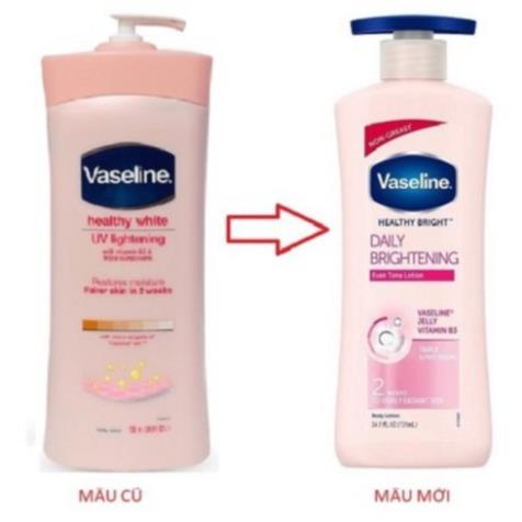 Sữa dưỡng thể trắng da Vaseline Body Lotion UV Lightening 725ml